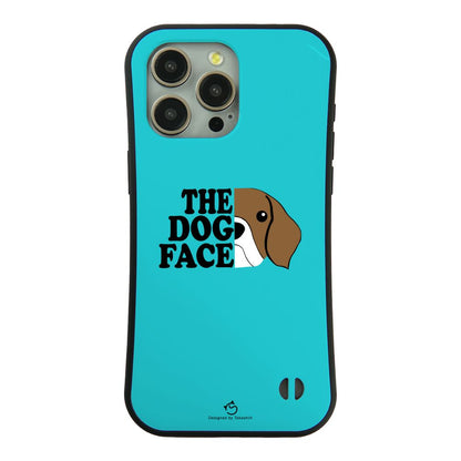 ケース いぬ 犬 イラスト  THE DOG FACE    ケース iPhone8, SE2, SE3 ~ ケース iPhone16セリア