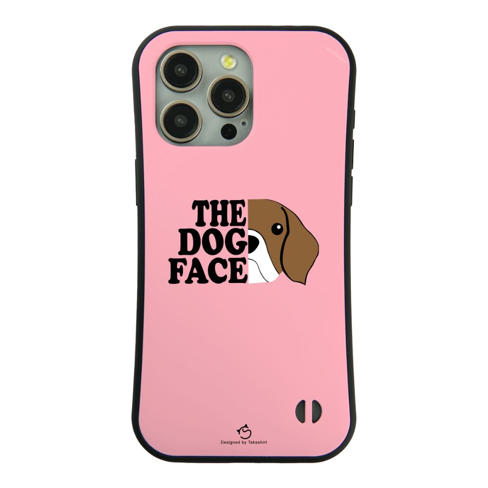 ケース いぬ 犬 イラスト  THE DOG FACE    ケース iPhone8, SE2, SE3 ~ ケース iPhone16セリア