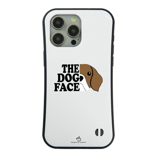 ケース いぬ 犬 イラスト  THE DOG FACE    ケース iPhone8, SE2, SE3 ~ ケース iPhone16セリア