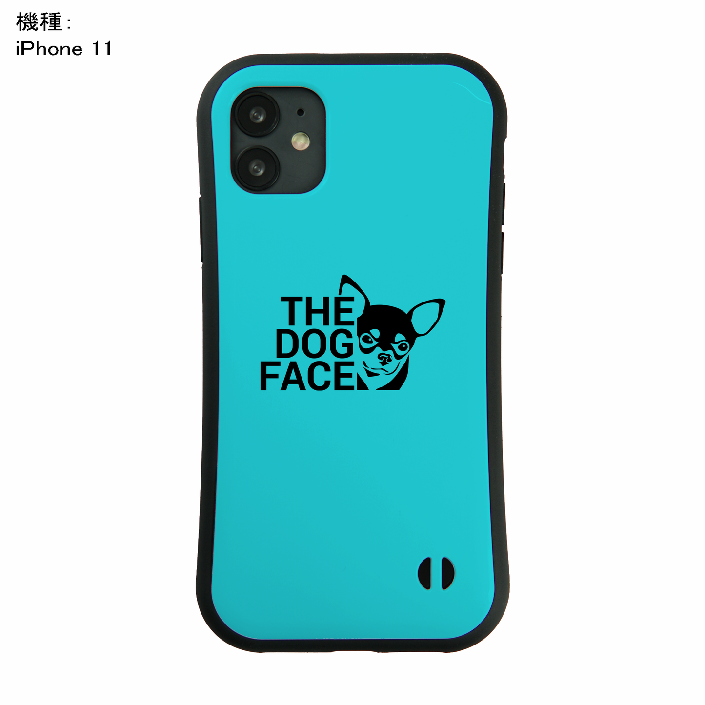 ケース いぬ 犬 イラスト チワワ THE DOG FACE   ケース iPhone8, SE2, SE3 ~ ケース iPhone16セリア