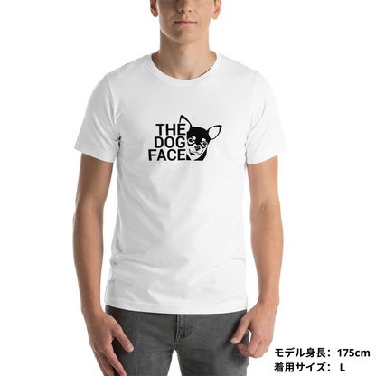 犬 tシャツ 犬イラスト チワワ THE DOG FACE｜アダルト&キッズサイズ