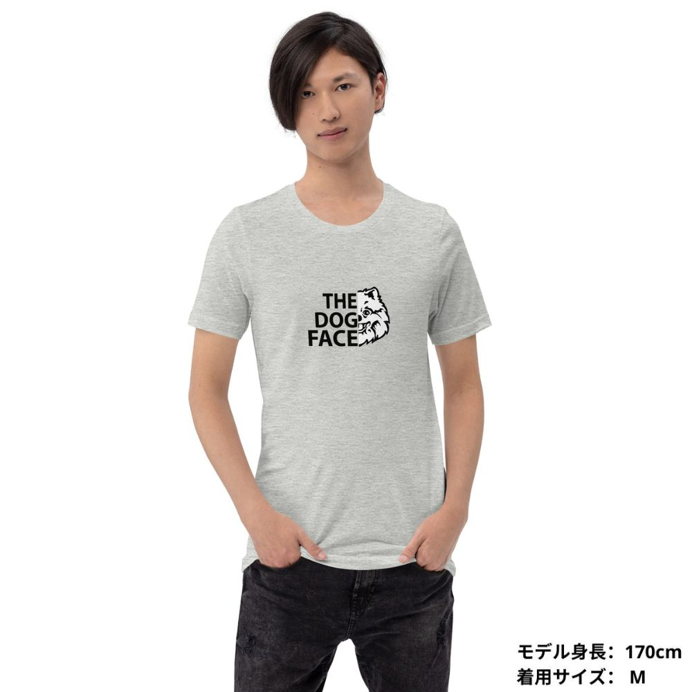 犬 tシャツ 犬イラスト ポメラニアン  THE DOG FACE｜アダルト&キッズサイズ