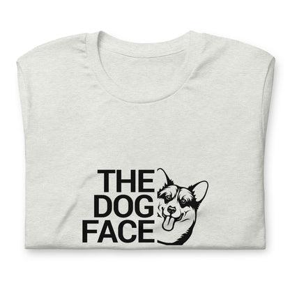 犬 tシャツ 犬イラスト コーギー Corgi THE DOG FACE｜アダルト&キッズサイズ