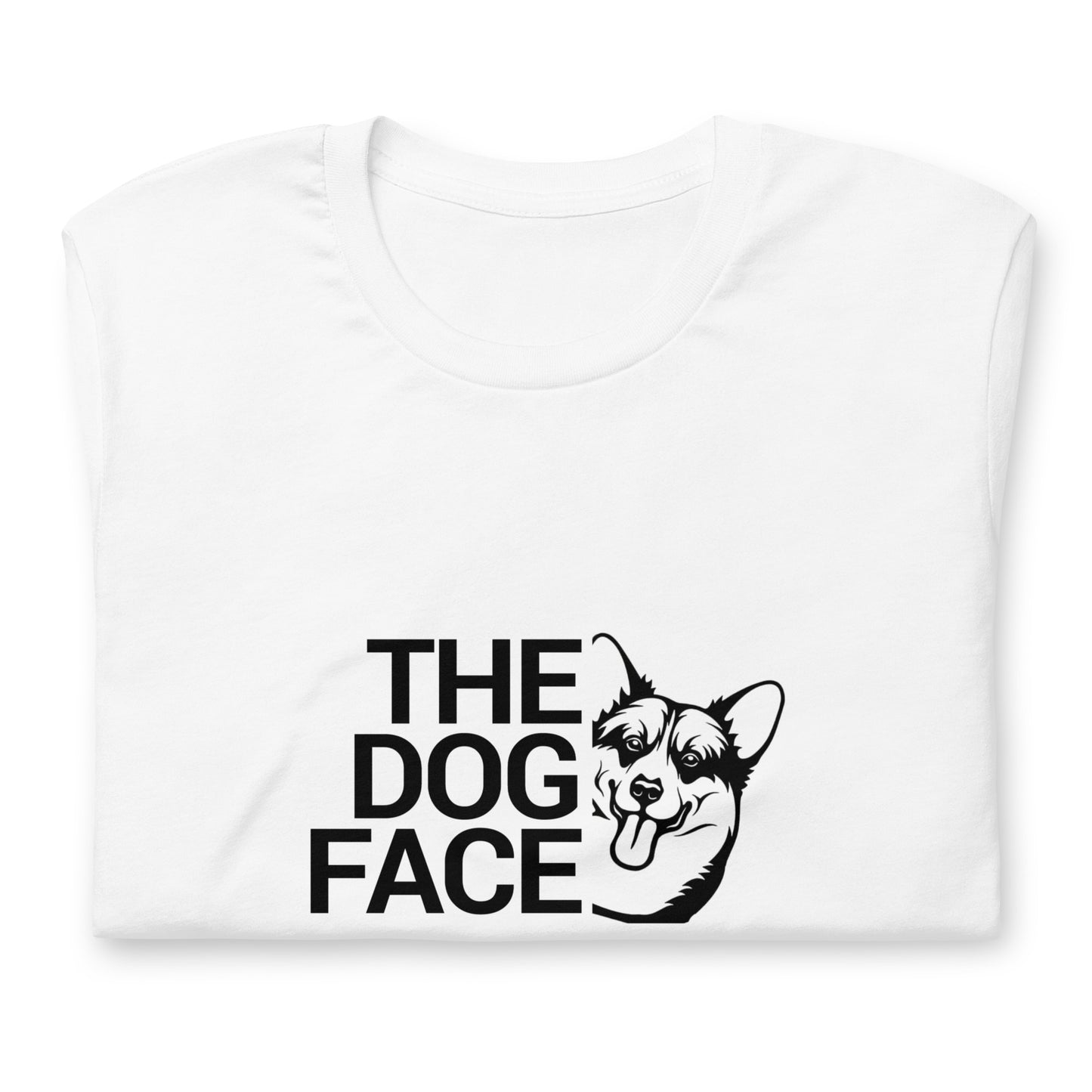 犬 tシャツ 犬イラスト コーギー Corgi THE DOG FACE｜アダルト&キッズサイズ