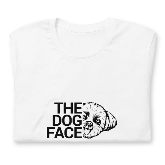 犬 tシャツ 犬イラスト シーズー THE DOG FACE｜アダルト&キッズサイズ