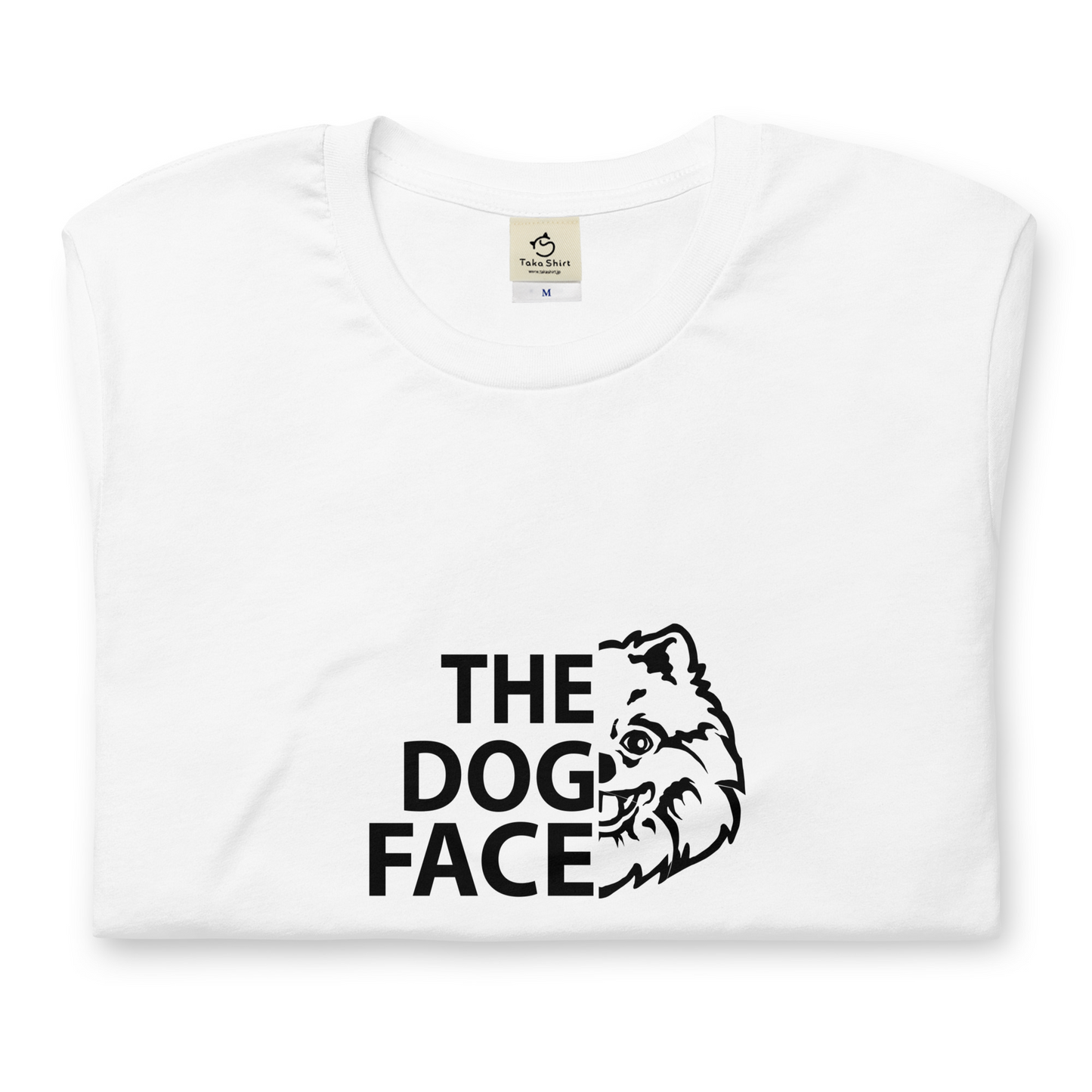 犬 tシャツ 犬イラスト ポメラニアン  THE DOG FACE｜アダルト&キッズサイズ