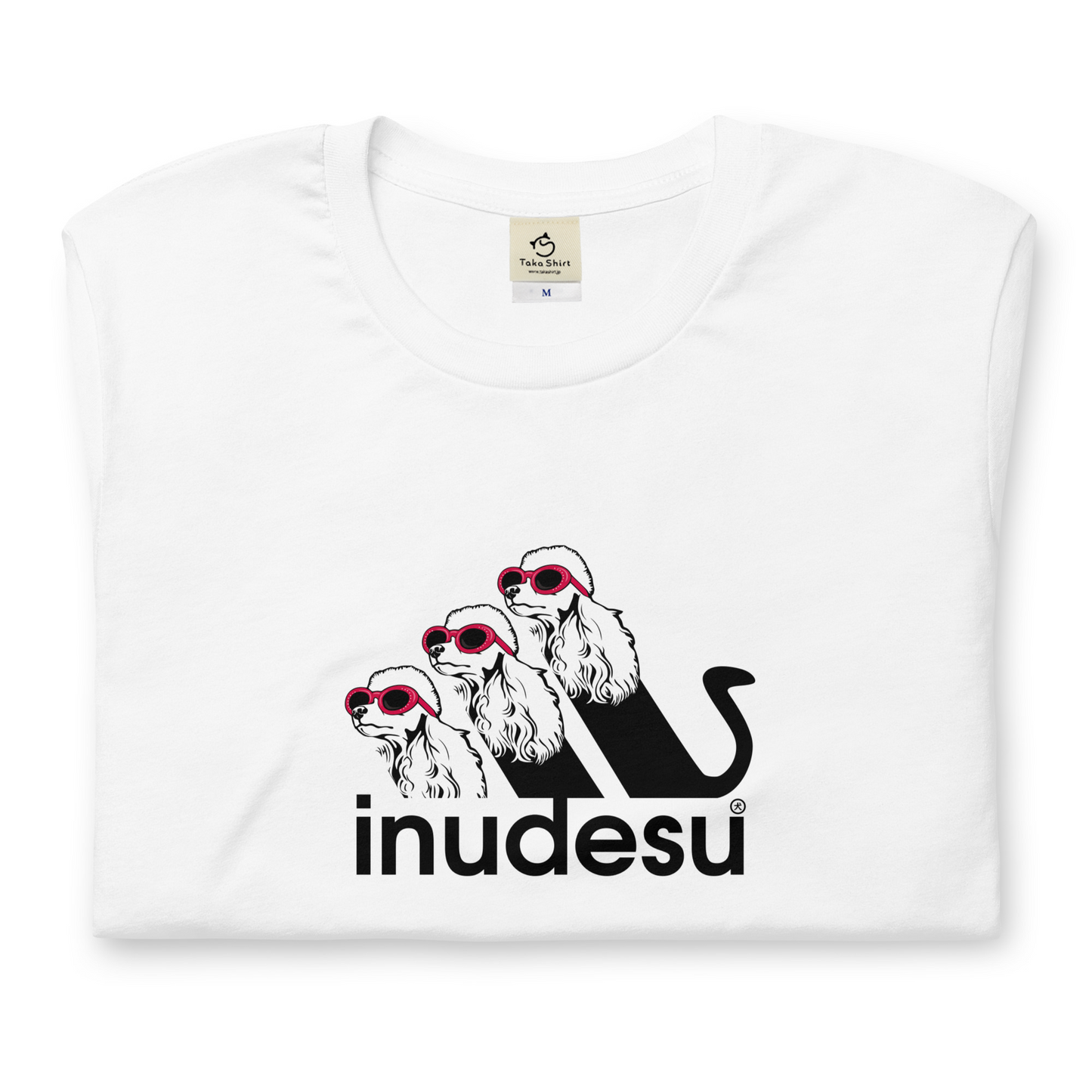 犬 tシャツ 犬イラスト  プードル INUDESU｜アダルト&キッズサイズ