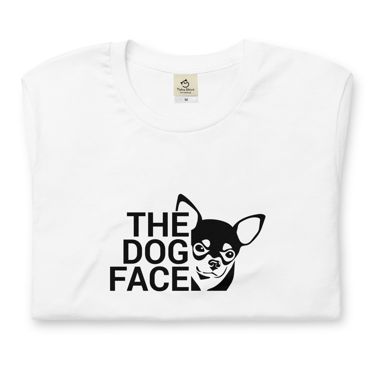 犬 tシャツ 犬イラスト チワワ THE DOG FACE｜アダルト&キッズサイズ